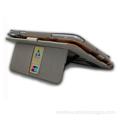 Hot-selling Hibernate Leather Case with Card Pocket for iPad 2/3/4